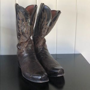 Lucchese Brown Leather Boots